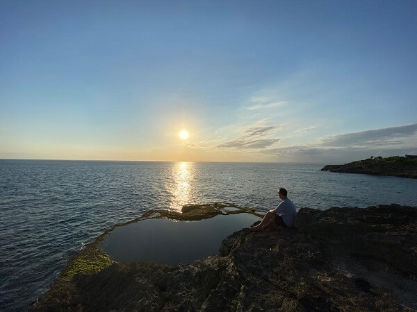 Bali Itinerary Devil's Tears Sunset