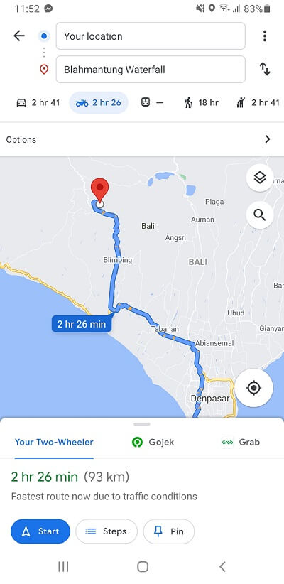 Google Maps Directions