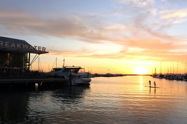 Sunset at Hillarys Marina