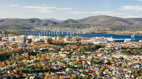cities of Australia Hobart