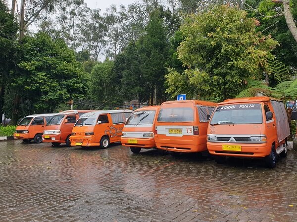 "Angkot" Shuttle Buses