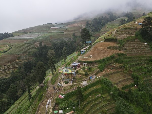 The very top lookout above Nepal Van Java