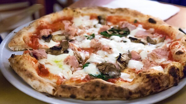 Pizza was invented in Naples