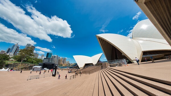 Take a photo at the Sydney Opera House
