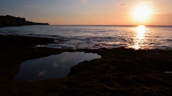Sunset at Tegal Wangi Beach