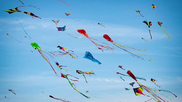 Kite Flying is part of the religion