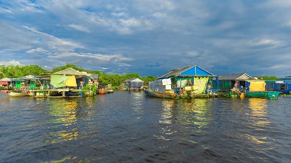 The Floating Villages are a popular day trip