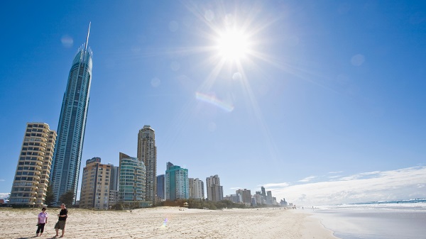 The Gold Coast weather is usually very good...usually...
