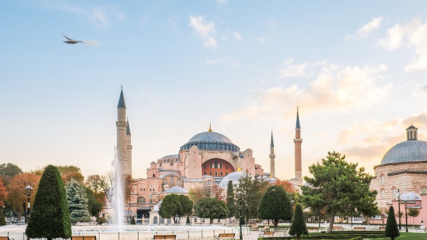 The beautiful Hagia Sophia