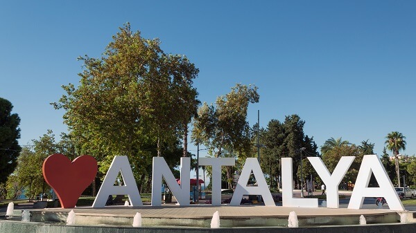 guide to antalya sign