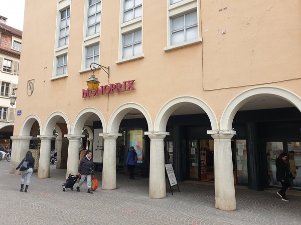 Monoprix is central and has a great supermarket
