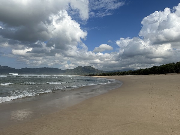 Pulau Merah Beach is over 4km long