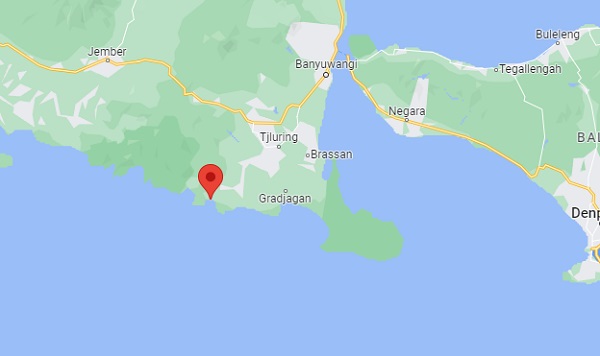 Location Pulau Merah