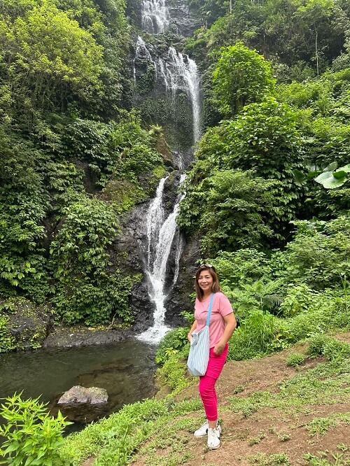 The new waterfalls at Banyumala Twin Waterfalls