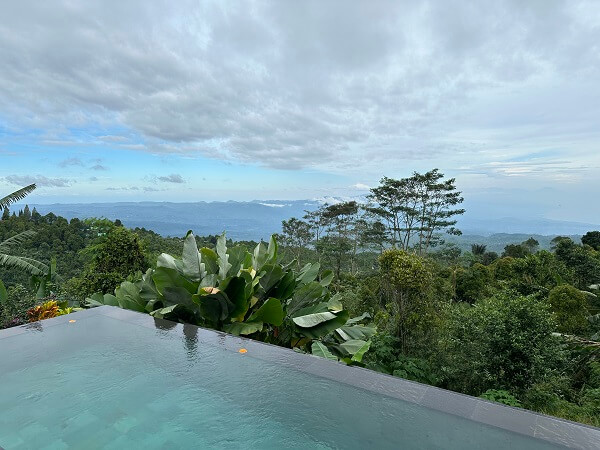 munduk moding plantation view from our pool villa