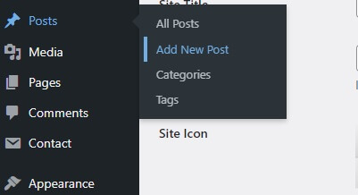 travel blogging tips add new post