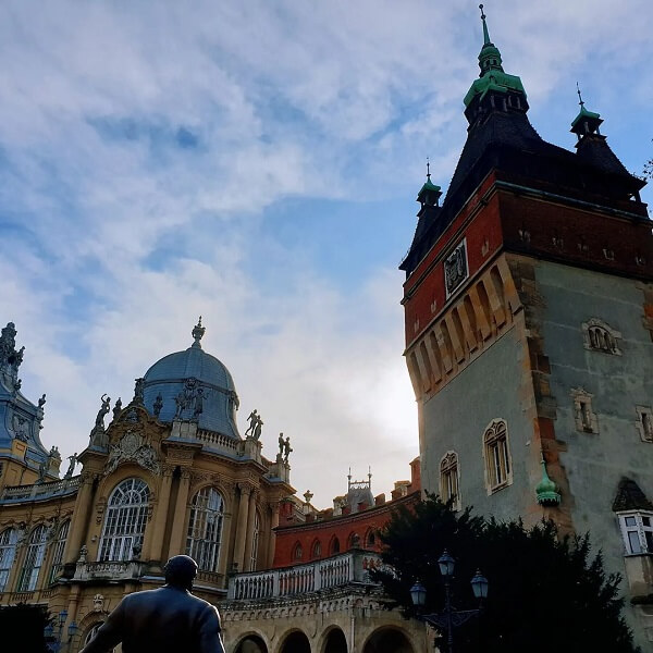 castle in park budapest