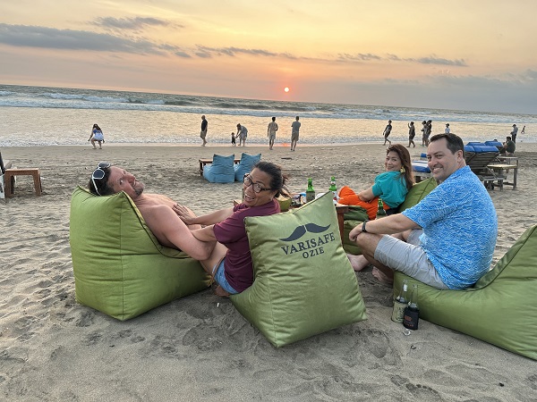 Beers on the beach in Bali just taste better these days
