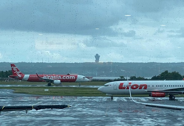 A common view from Bali airport