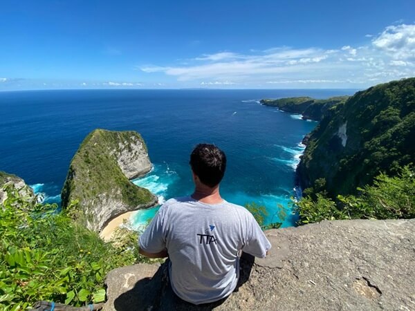 Kelingking Beach views are iconic