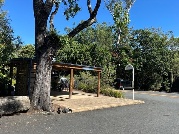 Bus Stop at Lone Pine Koala Sanctuary
