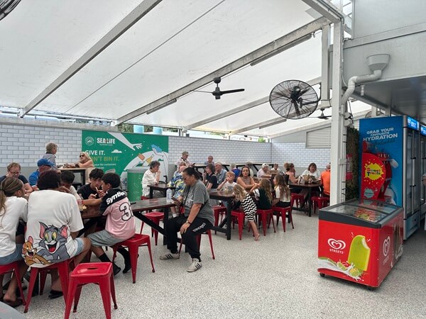 The Cafe is ok for a quick bite or coffee