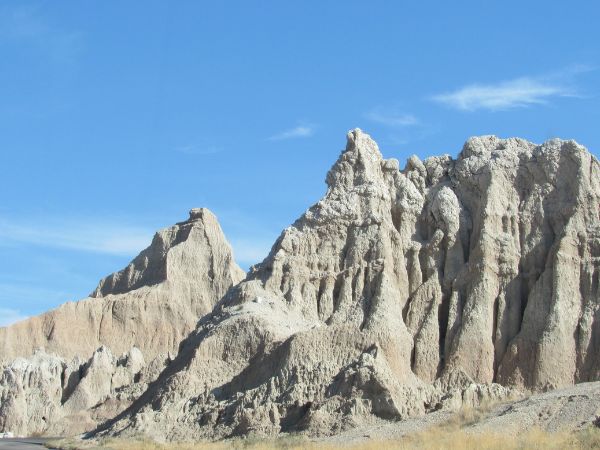 Badlands National Park has everything from gentle stone hills to jagged spires.