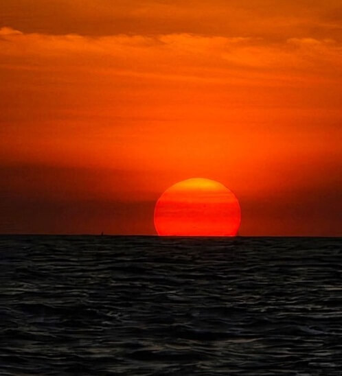 Sunset over the Tonle Sap