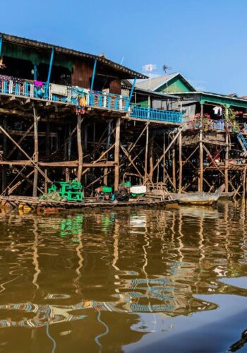 Tonle Sap Floating Village in Kampung Phluk